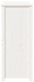 Servanta, alb, 83x41,5x100 cm, lemn masiv de pin 1, Alb