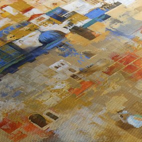 Tablou - Zidul plângerii, Ierusalim, Israel (cu ceas) (90x30 cm)