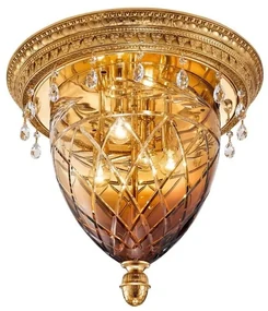 Plafoniera LUX realizata manual cu cristale Scholer Edgard, 50cm