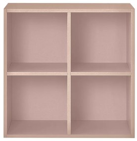 Boxie dulap de perete deschis 80x80x37 cm roz