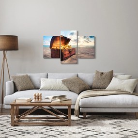 Tablou - Comoară pe plajă (90x60 cm)