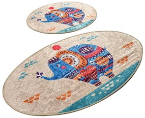 Covorașe de baie 2 buc. 60x100 cm Etnic – Foutastic