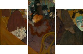 Tablou - Henri de Toulouse-Lautrec, At the Moulin Rouge, reproducere (90x60 cm)