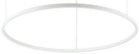 Ideal Lux - Lustră LED suspendată pe cablu ORACLE SLIM, 42W, 230V, 3000K, Ø 90 cm, alb