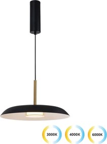 Lustru LED pe cablu NUDO LED/11W/230V 3000/4000/6000K negru