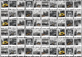 Fototapet - Fotografii din New York (254x184 cm)