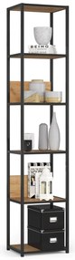 Raft Loriana (negru + stejar craft). 1070984