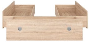 Sertare sub pat Nepo Plus 140 cm (stejar sonoma) (3ks). 1098324