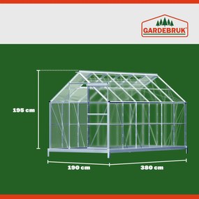 Deuba Sera de gradina XL - 380x190x195cm + baza