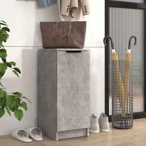 Pantofar, gri beton, 30x35x70 cm, lemn compozit Gri beton, 1