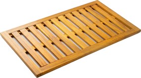 Outsunny Covoraș de Duș din Lemn de Acacia 91x51 cm Covoraș Antiderapant pentru Baie Spa sau Piscină Natural | Aosom Romania