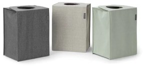 Cutie de rufe stivuibilа Brabantia 1000828, 35 L, Deschidere frontala, Capac lat, Pliabil, Negru