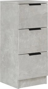 vidaXL Dulap, gri beton, 30x30x70 cm, lemn compozit
