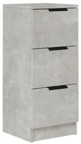 811159 vidaXL Dulap, gri beton, 30x30x70 cm, lemn compozit