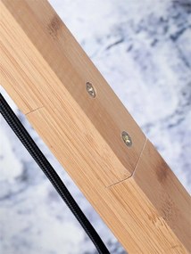Lampadar eco din bambus Java S nat/32x18, bl/nat