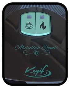Cafetiera pentru cafea turceasca Kumtel ECM-E-220, 600W, 0.22 L, Pana la 4 cesti, Senzor de revarsare, Verde