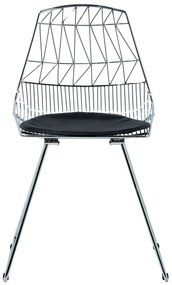 Set 2 buc. scaune pentru sufragerie Harlem (argint). 1009952