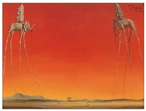 Imprimare de artă Les Elephants, Salvador Dalí