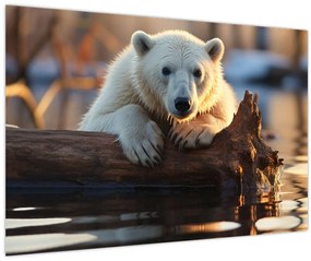 Tablou - Ursul polar (90x60 cm)