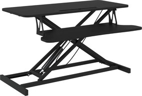 vidaXL Stație de lucru reglabilă 90x40x(13-50) cm oțel lemn prelucrat