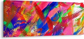 Tablou - Abstract colorat (120x50 cm)