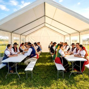 Cort de eveniment 4x12 m – Soluție profesională pentru evenimente -  -