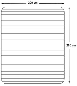 Patura de picnic, 2x2,85 m