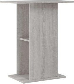 vidaXL Suport acvariu, gri sonoma, 60,5x36x72,5 cm, lemn prelucrat