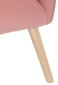 Fotoliu cu spătar înalt PINK2, roz