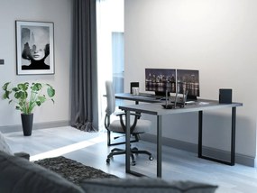 Masă PC de colț Vintid (Beton închis). 1054973