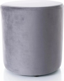 Taburet DOTI B, stofa catifelata gri inchis - Bluvel 14, 38x38x42 cm