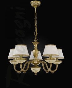 Candelabru din alama 5 brate design italian 6422