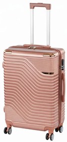 TraveLux Urban valiză medie cu capac dur 68x45x25 cm aur roz