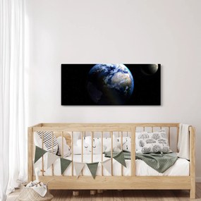 Tablou planetei Pământul (120x50 cm)