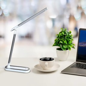 Lampă LED tactilă dimabilă de masă MADERA LED/7W/230V alb