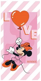 Disney Minnie Prosop de baie Love, prosop de plajă 70x140cm