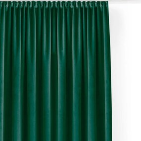 Draperie verde dimout (semi-opacă) din catifea 200x250 cm Velto – Filumi