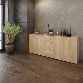 Dulap HUGOS 180, stejar sonoma