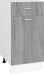 vidaXL Dulap inferior cu sertar “Lyon” gri sonoma 40x46x81,5cm