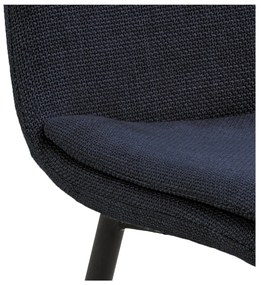 Scaun de dining albastru închis Becca – Actona