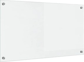 vidaXL Panou de bucătărie Transparent 90 x 50 cm sticlă securizată