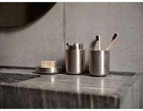 Dozator de săpun lichid argintiu mat din oțel inoxidabil 250 ml Ume Steel – Zone