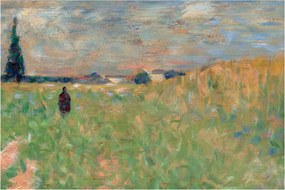 Tablou - Georges Seurat, A Summer Landscape, reproducere (90x60 cm)