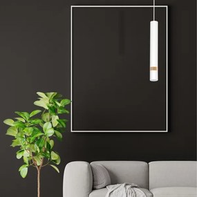 Lustră pe cablu JOKER WHITE WOOD 1xGU10/8W/230V