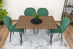 Masa de sufragerie cu blat in decor frasin WERONA 120x80