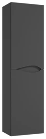 Dulap inalt suspendat Defra Murcia grafit mat 2 usi 40 cm