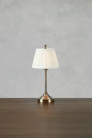 Markslöjd 108973 - Lampă de masă OXFORD 1xE14/40W/230V alb/alamă