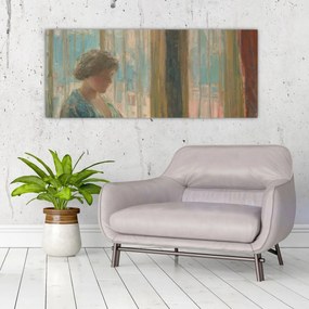 Tablou - Childe Hassam, The New York Window, reproducere (120x50 cm)
