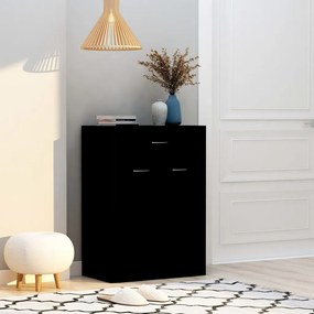 801072 vidaXL Pantofar, negru, 60 x 35 x 84 cm, PAL