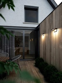 Lampa LED de perete solara cu senzor pentru iluminat exterior, stil modern IP44 Agena 2118221003 NL